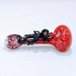 Baby Dragon Glass Hand Smoking Pipe  4"-5" in Length; All pipes are made with a 3-hole bowl which serves as a built in glass screen, helping to cut back on any unsmoked material accidentally being sucked through